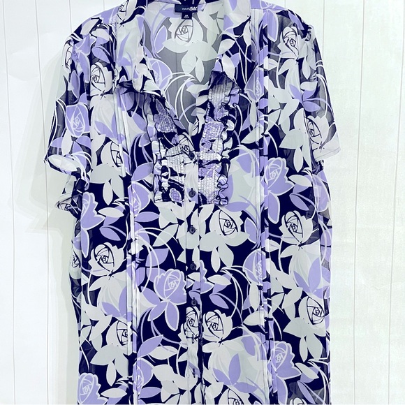 East5TH women’s - plus size floral print - Picture 1 of 16